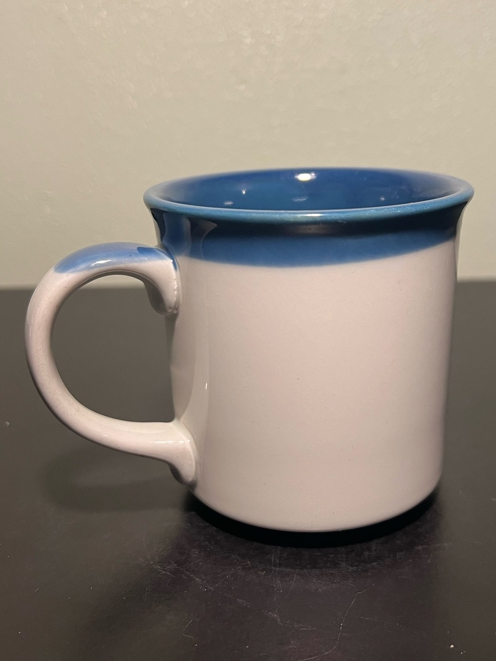 Vintage OTAGIRI Embossed Blue Orca Whale in Textured Ocean Waves Stoneware Mug - Picture 4 of 9